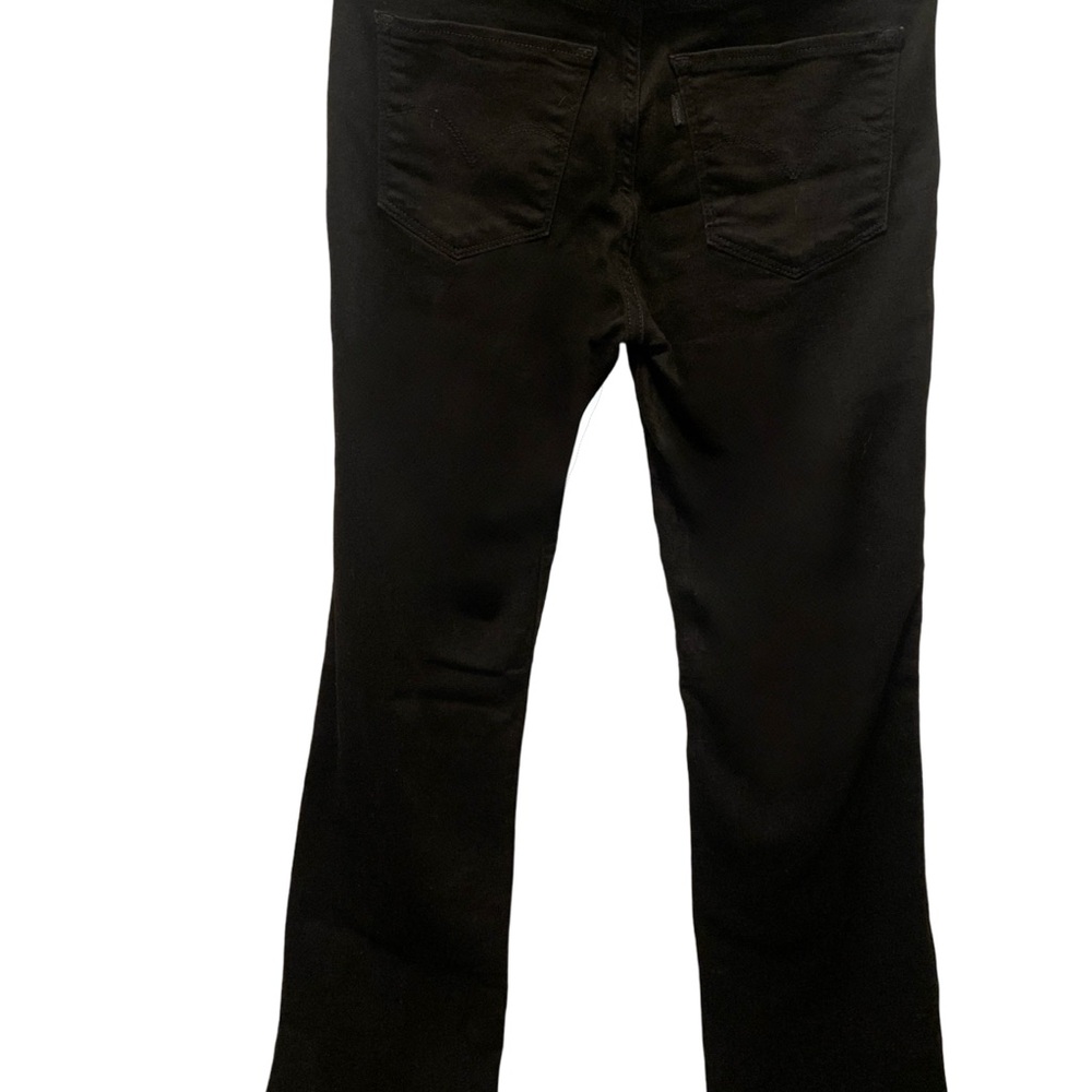 Levis 315 Shaping Bootcut Women’s black stretch high rise jean - Picture 4 of 7